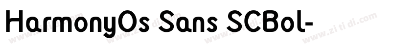 HarmonyOs Sans SCBol字体转换 HarmonyOs Sans SCBol字体转换